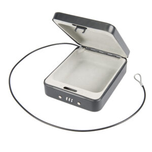 Silverline Stahlkassette mit Zahlenschloss, 200x...