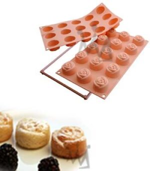 Silikomart Silikonbackform ROSE SF074