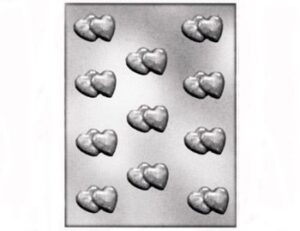 Pralinenform DOUBLE HEART