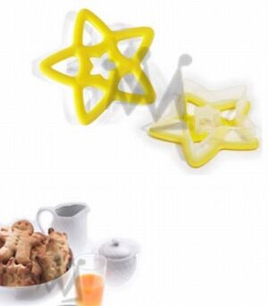 Plätzchen- 3d-Effekt Ausstecher STAR, ACC079