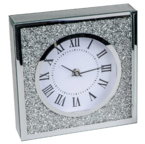 moderne Standuhr Tischuhr stehende Uhr aus Metal...