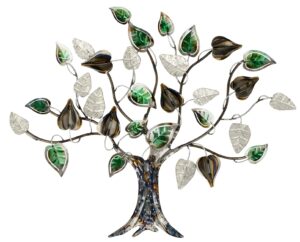 extravagante Wanddeko Baum-Zweig mit Blätter Wa...