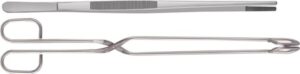 Grillbesteck 2-teilig Zange 38 cm Pinzette 30 cm