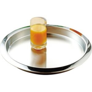 Esmeyer Serviertablett VENGA 35cm rund Edelstahl